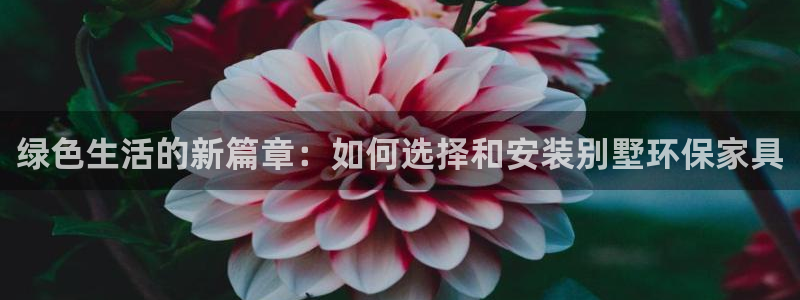 杏耀平台注册流程：绿色生活的新篇章：如何选择和安装别墅环保家
