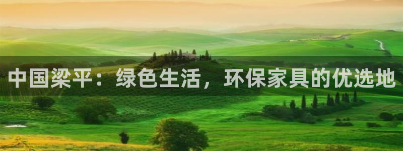 杏耀平台注册地址：中国梁平：绿色生活，环保家具的优选地